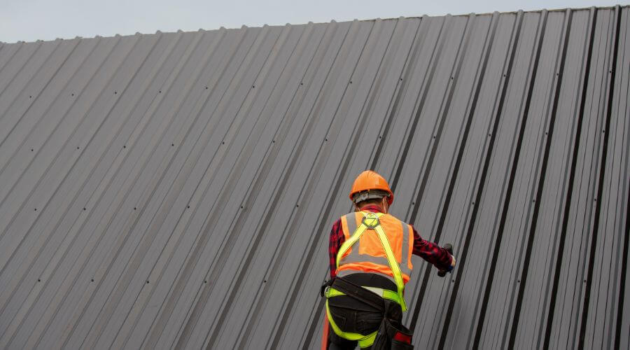 Professional metal roof installation services in Morris, OK